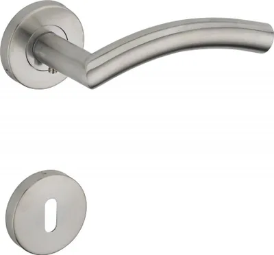 Image de Paire de béquilles pour porte, carré 7mm, inox - THIRARD