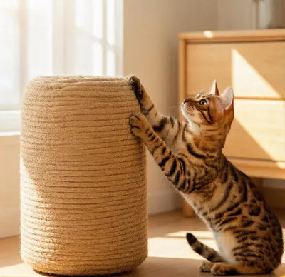 Immagine prodotto di 100 metri di corda di sisal naturale, ideale per tiragraffi e decorazioni