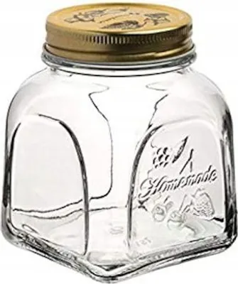 Zdjęcie produktu dla Słój dekoracyjny Homemade z pokrywką 500 ml