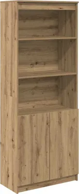 Immagine prodotto di Credenza Rovere Artigianale 70x35x180 cm in Legno Multistrato