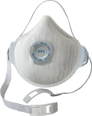 Produktbild von 1x MOLDEX Air Plus 3305 FFP2 R D Atemschutzmaske wiederverwendbar mit Ventil