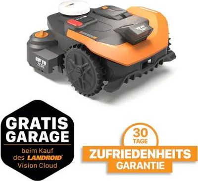 Produktbild von Mähroboter WORX WR318E 20V Landroid Vision Cloud L1800 22cm/1800m², ohne Begrenzungsdraht, AI-Rasenmäher Roboter VSLAM,