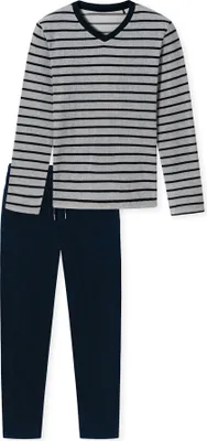 Produktbild von Schiesser Herren Schlafanzug lang grau-mel. Stück Gr. 048