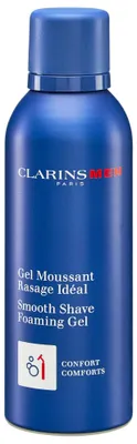 Produktbild von Clarins ClarinsMen Smooth Shave Foaming Gel, Rasiergel, Männer, Jeder Hauttyp, 150 ml, Feuchtigkeitsspendend, Auffrischend, Weichmachend, Beruhigend, Flasche