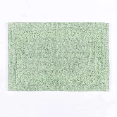 Produktbild von HOMESCAPES XXL-Badematte salbeigrün 70x120 cm aus 100% Baumwolle