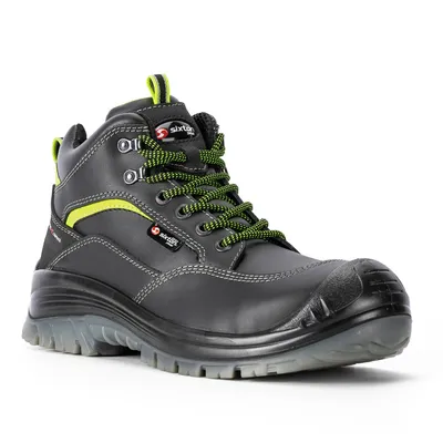 Immagine prodotto di Stivali di sicurezza Sixton MONTAUK S3 SRC conformi alla norma EN ISO 20345:2011 Colore: nero/giallo nero  Taglia 45