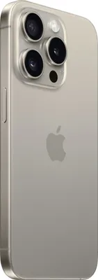Produktbild von Apple iPhone 15 Pro , 15,5 cm (6.1"), 2556 x 1179 Pixel, 128 GB, 48 MP, iOS 17, Titan