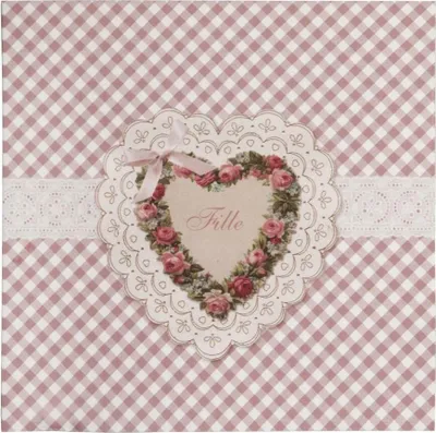 Image de carte de vœux naissance 13.5x13.5 cm français