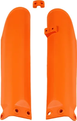 Produktbild von Gabelprotektoren UFO PLAST 2-teilig Verkleidung Gabelabdeckung für KTM SX, Husqvarna TC 85 ccm Bj. 2004 - 2017, Farbe:orange OEM