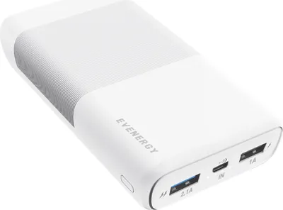 Produktbild von SBS Fast Charge Power Bank 20.000 mAh mit 2 USB-Ports, Weiß