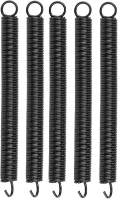Productafbeelding van Randveer - Draaddikte 0,6 mm - Duurzaam en slijtvast - Lengte 50 mm - Trek- en verlengingsveer - Vervang oude garagedeurveren - 5 stuks