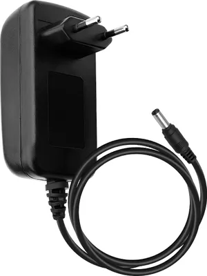 Image de Avizar, chargeur secteur compact AC/DC universel avec câble intégré, noir