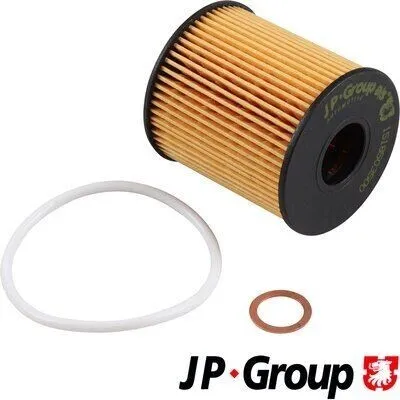 Produktbild von Ölfilter JP GROUP 1518503500 Filtereinsatz für OPEL GRANDLAND X (A18) Astra L Sports Tourer Astra L Schrägheck (C02) für FORD FOCUS III Turnier
