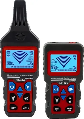 Produktbild von Unterirdischer Kabelortungsgerät, Erkennungstiefe 0-1,5 m, integriertes Voltmeter, NF-826