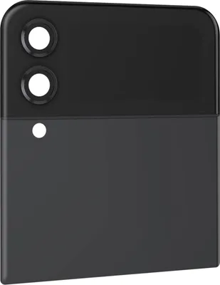 Image de Samsung, pièce de rechange : capot avant de batterie pour Samsung Galaxy Z Flip4, couleur noire