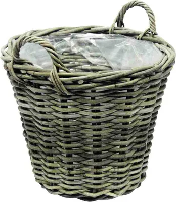 Produktbild von Korb Rattan antik grau