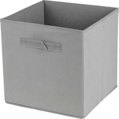 Produktbild von Kallax Box, Aufbewahrungsbox aus Kord, grau 31x31x31cm