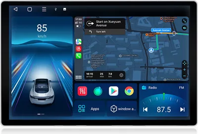 Image de 13,1 pouces Andriod 15 Autoradio Carplay Andriod Auto pour Audi A4 S4 2000-2009 GPS Navi WIFI Bluetooth FM RDS SWC DSP 2Din 8 cœurs 4+64 Go 4G SIM