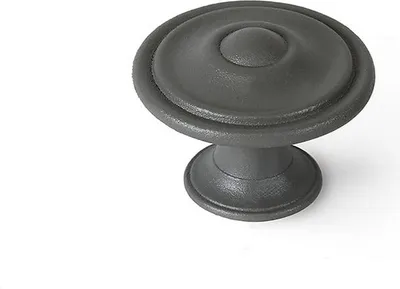 Obrázek produktu pro Otočný knoflík Rei kulatý kovový 4 kusy (Ø 3,5 x 2,6 cm)