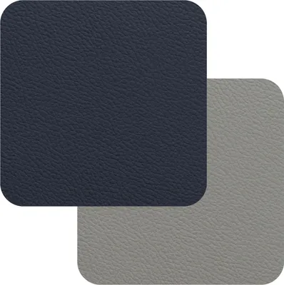 Produktbild von Fleximats Untersetzer, 4er Set, 10x10cm, Navy/Grau