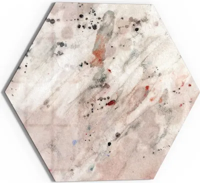 Produktbild von DEQORI Glasbild Echtglas 40x35 cm 'Sanfte Aquarellmystik' Wandbild Bild modern Deko