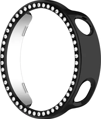 Obrázek produktu pro INF Ochranné pouzdro s dutým designem a jedním řadem kamínků pro Xiaomi Watch S4 41mm Černá