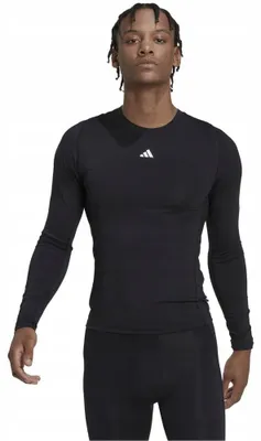 Produktbild von Adidas - "Techfit" T-Shirt für Herren - Training Langärmlig PP2017 (3XL) (Schwarz)