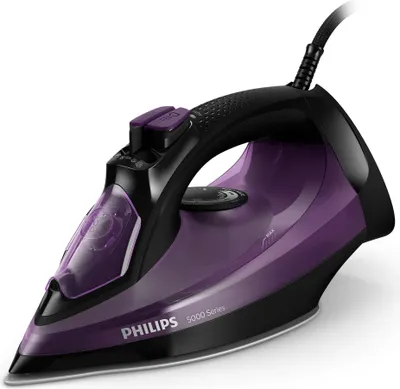 Immagine prodotto di Philips | DST5030/80 | Ferro da stiro a vapore | 2400 W | Capacità del serbatoio dell'acqua 320 ml | Produzione di vapore continuo 45 g/min | Produzione di vapore g/min | Viola scuro