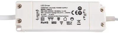 Produktbild von LED Netzteil 12V DC 12W für Unterbauleuchte