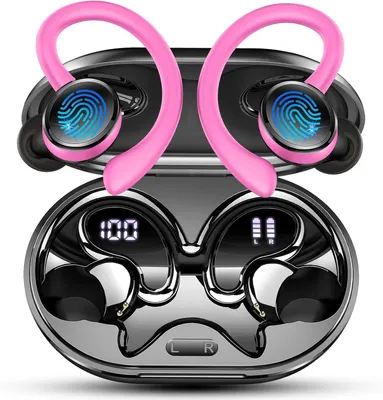 Produktbild von In Ear Kopfhörer Bluetooth 5.4 Hi-Fi Stereo, 50 Std mit ENC Noise Cancelling und 4 HD Mics, LED-Anzeige, IP7 Wasserdicht Kabellose Ohrhörer mit USB-C