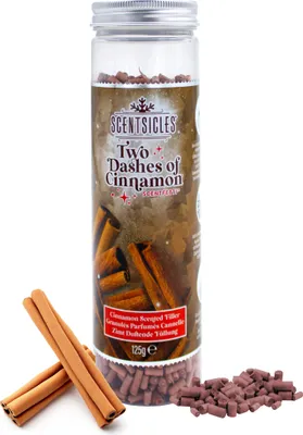 Productafbeelding van 1.09 Scentsicles geurgranulaat 125g - TWEE DOTJES KANEEL - Twee streepjes kaneel