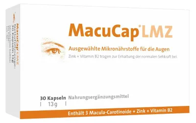 Image de MacuCap LMZ en cas de dégénérescence maculaire liée à l'âge, 30 capsules