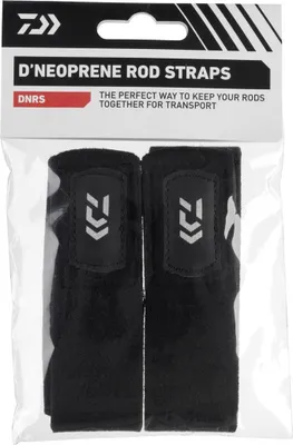 Produktbild von DAIWA NEOPRENE ROD STRAP SET, Rutengürtel-Set, Mit Ringschlitz, schwarz, 15803-050