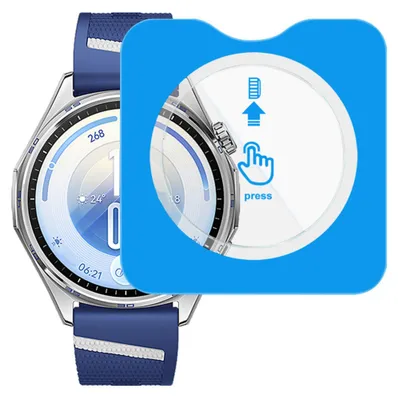 Obrázek produktu pro Ochranné sklo na displej pro hodinky Huawei Watch GT 7 46mm, snadná instalace, robustní