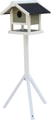 Immagine prodotto di Nobby Vogelhaus "TALVI" weiß-graubraun 60 x 60 x 140 cm