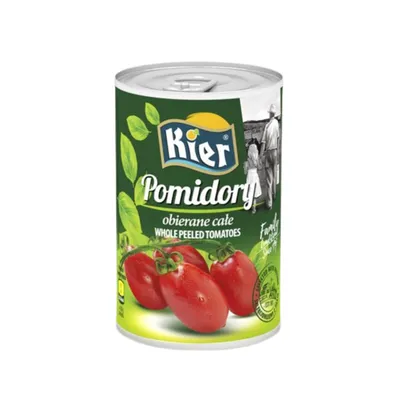 Obrázek produktu pro Celá loupaná rajčata 400g - Kier