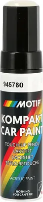 Produktbild von Motip Lackstift AC 1-0112 Weiß, ähnlich RAL 9002 grauweiß, glänzend - 12ml