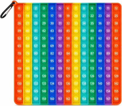 Productafbeelding van Pop it fidget toys 24 x 24 cm push pop bubble sensory - Toy Educatief Wiskundig Speelgoed Anti-Stress