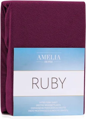 Zdjęcie produktu dla Prześcieradła bawełniane frotte, 200 x 220 cm lub 220 x 240 cm, kolor ciemnobrązowy