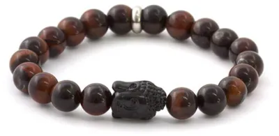 Immagine prodotto di Bracciale di perle di occhio di tigre MINK114, 17 cm