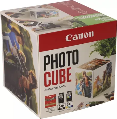 Immagine prodotto di Canon Photo Cube Creative Pack - Lucido - Confezione da 2 pezzi - Nero, Colore (ciano, magenta, giallo)