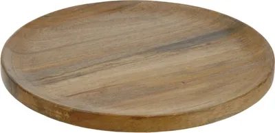 Obrázok produktu pre Drevený tanier mango dekoratívny tanier stolová dekorácia mango drevo dekoratívna miska drevo Ø 37-38 cm