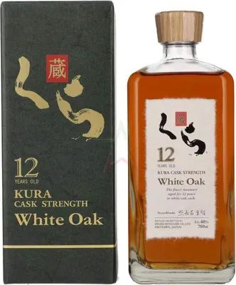 Produktbild von Kura 12 Years Old White Oak Single Malt Whisky 40 %  0,70 lt.