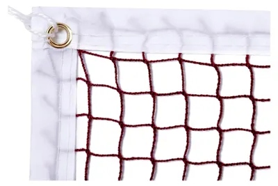 Produktbild von Badminton-Netz für Innen- und Außenbereich, tragbar ohne Gestell, 610 x 76 cm, Rot