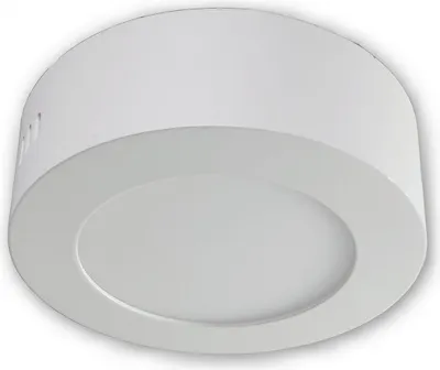Produktbild von C-Light 6 W - LED Aufbauleuchte 230 V rund - weiss
