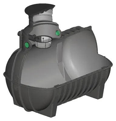 Produktbild von Regenwasser Zisterne 3000 Liter AQUA-RONDO für den Garten