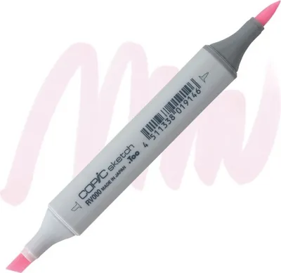 Zdjęcie produktu dla COPIC Sketch dwustronny pędzel i dłuto, RV000 bladofioletowy