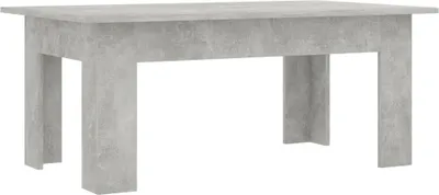 Immagine prodotto di vidaXL Tavolino in cemento grigio 100x60x42 cm materiale a base di legno