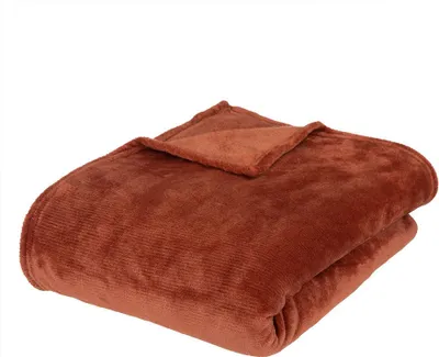Produktbild von Eazy Living Kuscheldecke Flanelle 180 cm x 230 cm Orange