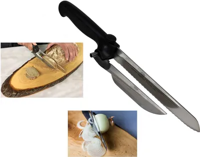 Image de Couteau Nova Diamant - Couteau multifonctions avec rail de séparation - Couteau à pain, à charcuterie et à fromage